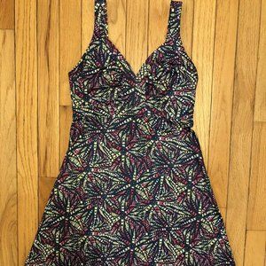 Minette Blue Multi Geo/Star Athletic Dress XS